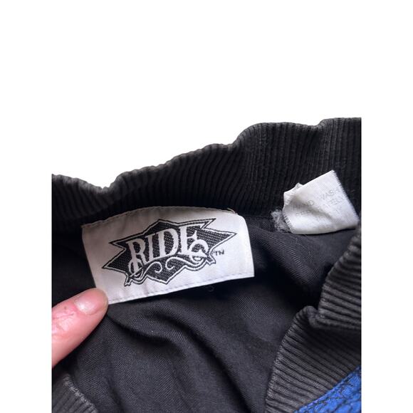 🎨 Vintage Multicolor Baroque Print Bomber Jacket | Retro Statement Piece✨Size M - Picture 2 of 3